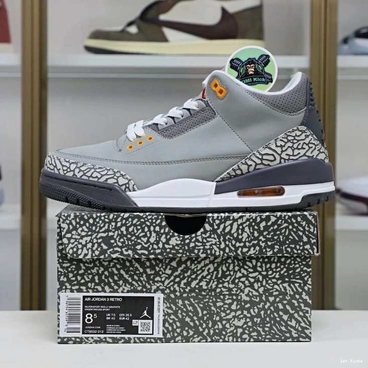 1st Kicks Shoes 1892 Kimikick retro GoAnywhere Air Jordan 3 Jordan 1203